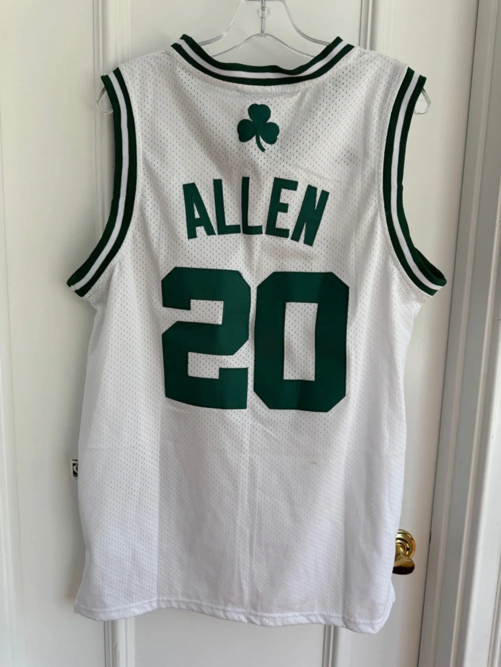 Adidas Ray Allen Boston Celtics #20 White Jersey